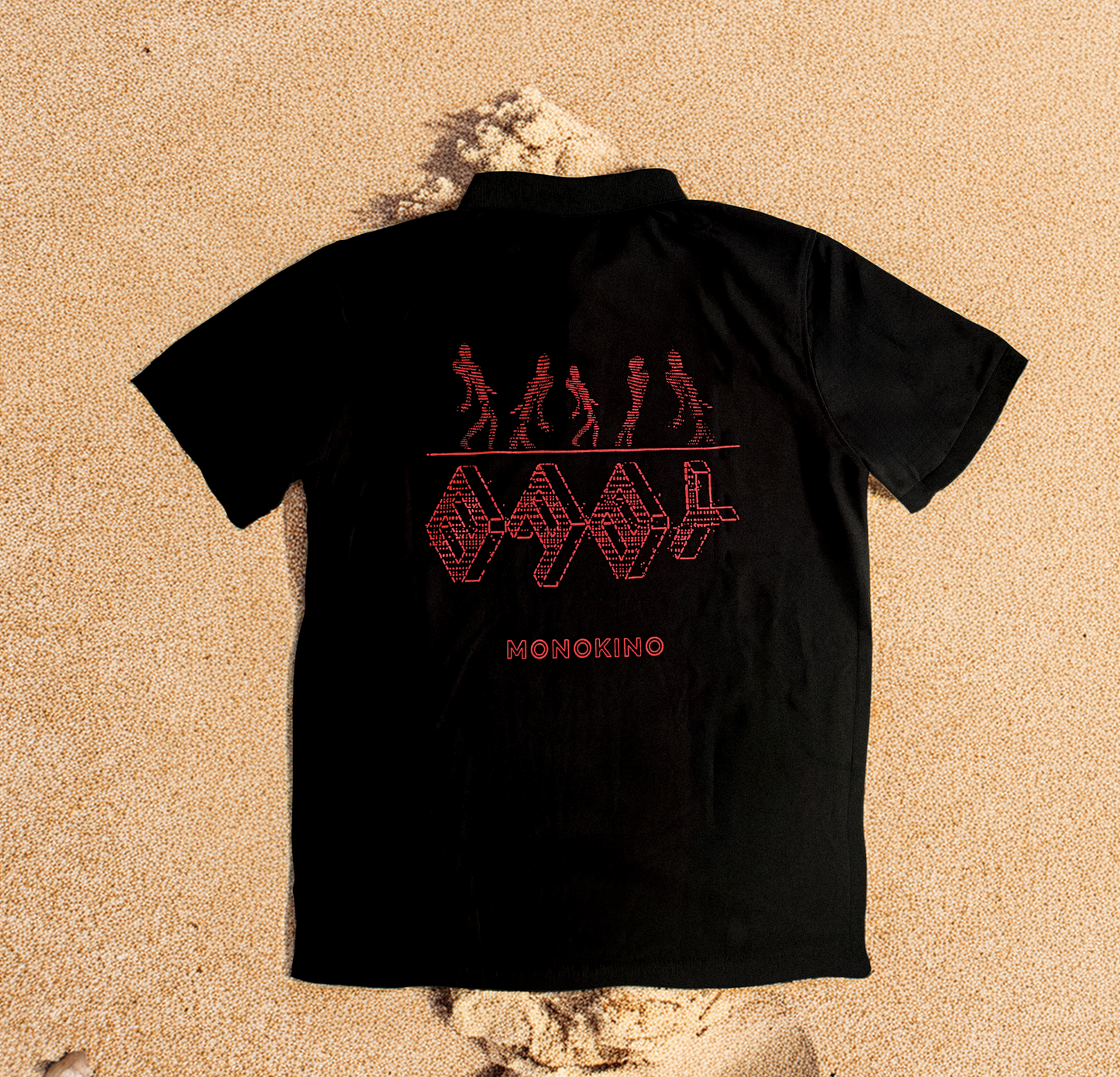 Monokino Black Polo Shirt