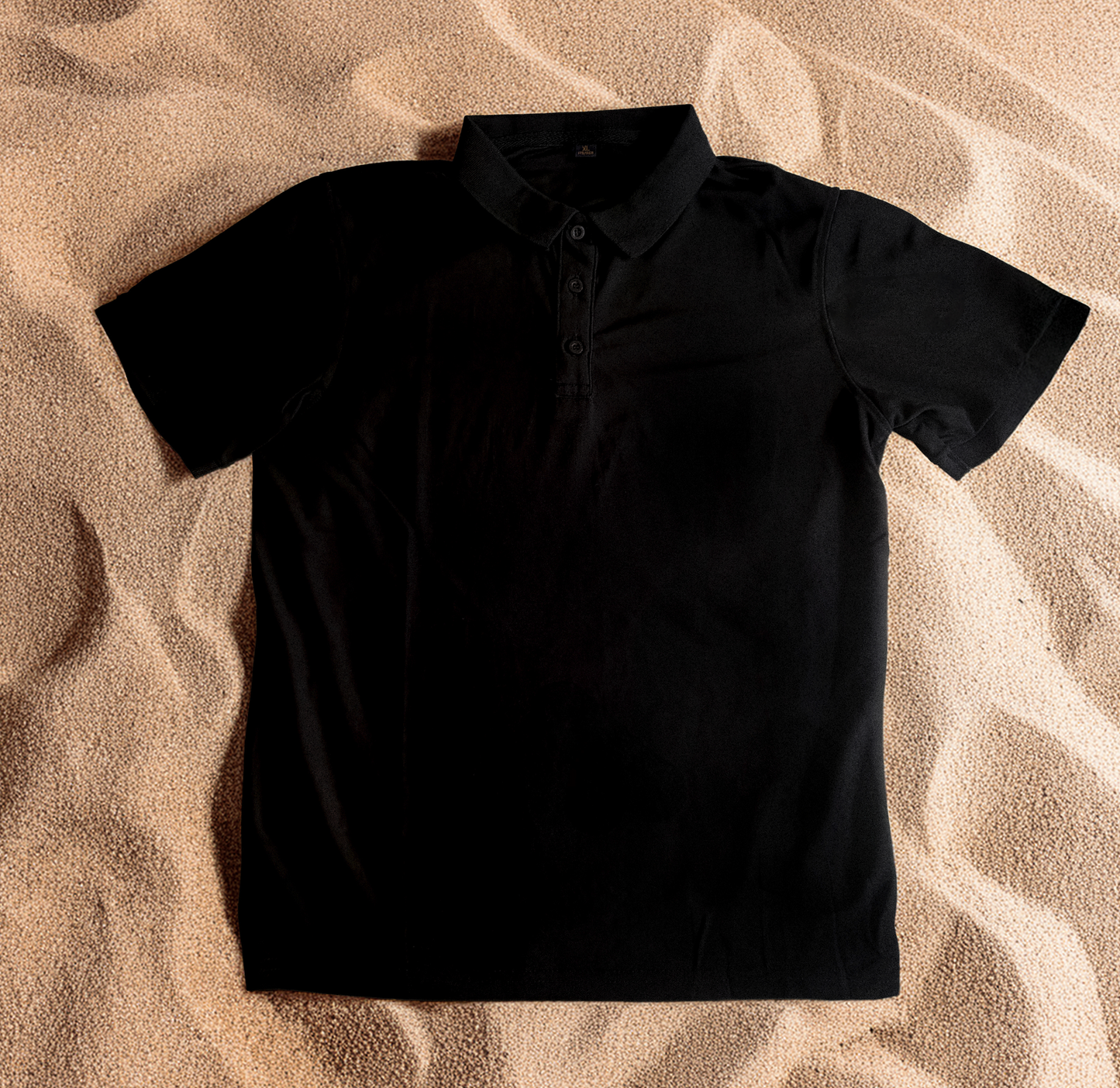 Monokino Black Polo Shirt